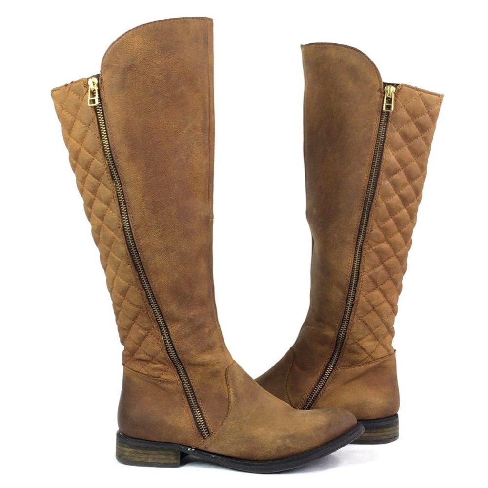Steve Madden Northsde Knee High Motorcycle Boots